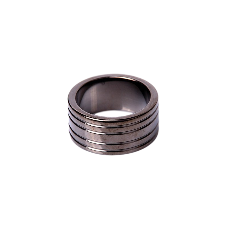 Kiotos Cockring RIBBED Black 25mm